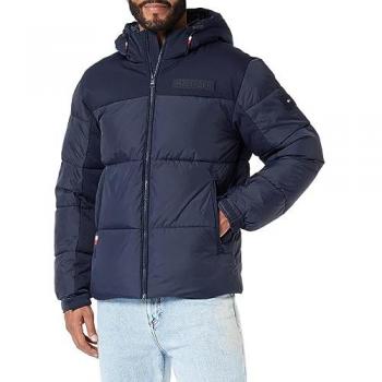 Tommy Hilfiger Herren Daunenjacke New York Dunkelblau Regular Fit 3XL
