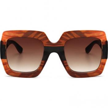 Gafas de sol UV400 marco cuadrado femenino
