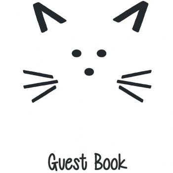 Cat Guest Book Guests Comments B&B Visitors Book Vacation Home Guest Book Beach House Guest Book Comments Book Visitor Book Holiday Home Retreat Centres Family Holiday Guest Book (Hardback)