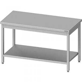 Romux Industrial Central Table with Removable Shelf 2000x700x850 mm