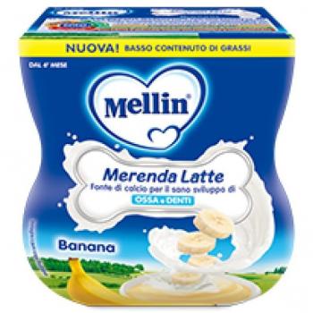 Mellin merenda latte banana 2 x 100 g