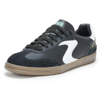 Heren Pyke Hotshot sneakers in zwart/wit kleurcombinatie