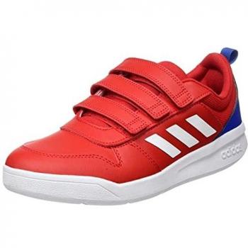 Adidas Tensaur C Kids, Colore Scarlet e Blu Royal, 28 EU Scarpe da Corsa