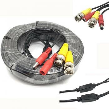 Câble de connexion vidéo et alimentation pour système de surveillance