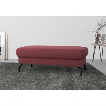 Hockerbank „Cinturo“ SIT MORE – Bordeaux Rot, Sitzhöhe 48 cm