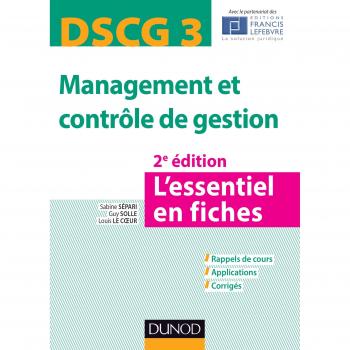 Dscg 3 Management Et Contrôle De Gestion