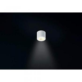 HELESTRA ❤️ LED Aufbaustrahler Oso rund in 8W 370lm dimmbar IP44 Weiß-matt
