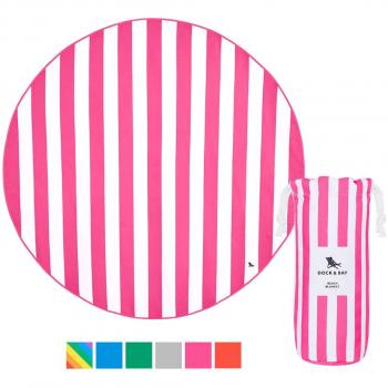 Dock & Bay Microfibre Rond Serviette de Plage (Jaune