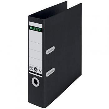 Leitz LAF180 Recycled 80mm A4 Black Pack of 10