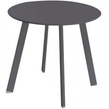 Table d’appoint Marzia 50x50x44 cm en acier graphite