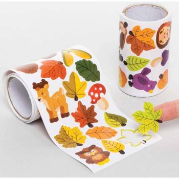 Autumn Sticker Rolls Value Pack (Pack of 600)