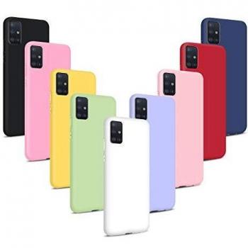Cover Ultra Sottile in Silicone per Samsung Galaxy A71 – Custodia Posteriore Protettiva, 9 Toni Unici