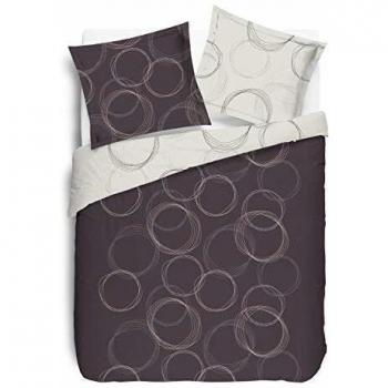 Lenny Housse Couette 100% coton – reversible, 260 × 240 cm