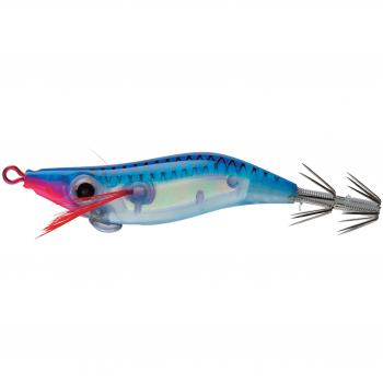 Yo‑Zuri Squid Mini Aurora – Flottant, Bleu Lumineux – Taille 2 – Code A1696 L11