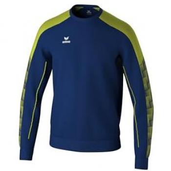 Felpa Erima Evo Star 2XL Nuovo Navy / Lime