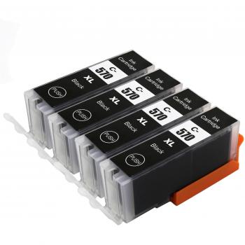 Conjunto de Cartuchos Negros Canon PGI-570BK