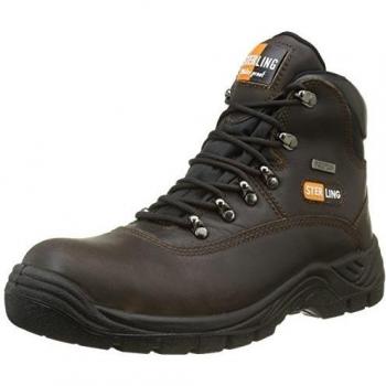 Apache SS81 Waterproof Safety Hiker Boots Brown Size 10