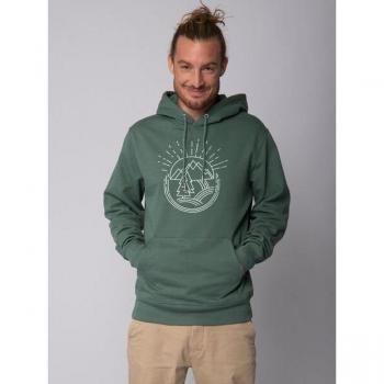 Maglia “Watapparel Natur ist schön” in Tonalità Verde e Bianco