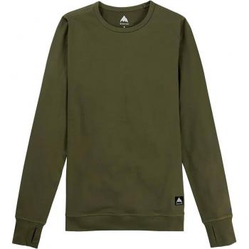 Burton Midweight Crewneck Verde Bosque Women S