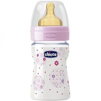 Biberón Chicco PP Caucho Flujo Normal Rosa 150 ml