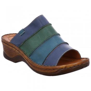 Josef Seibel Damen Catalonia 64 Pantoletten, Ocean-Multi