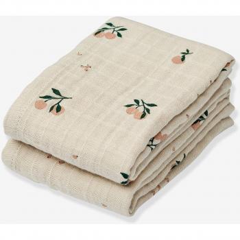 Tétracle Lewis 65x65 cm – Couleurs Douces (Peach & Sea Shell)