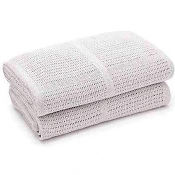 Bloomsbury Mill Organic Cotton Cellular Baby Blanket
