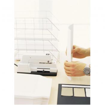 Grapadora electrica 90ec adaptador corriente color blanco rapid