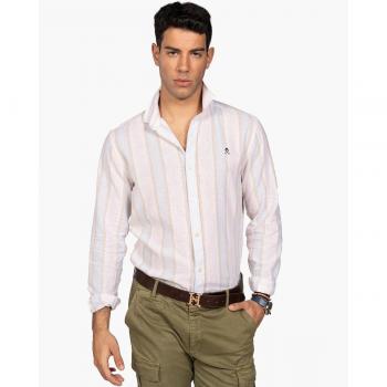 Camisa Slim Fit Saint Tropez Azul Claro