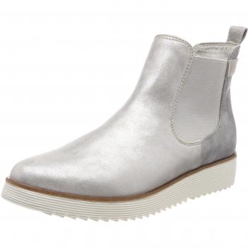S.Oliver 25410 Chelsea Boots Damen, Silber, 42 EU