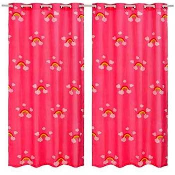 Rideau occultant pour chambre d'enfant, couleur vive – vidaXL 2X