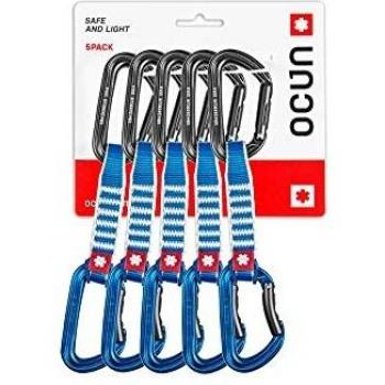 Ocun Hawk 12 cm QD Zoom PA 15/22 – 5‑Pack Blau