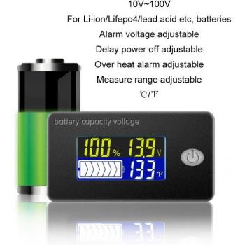 Battery Voltage and Temperature Monitor