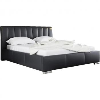 Letto Baltimore 109 Soft 011 Doppio Eco Pelle, 180x200 cm