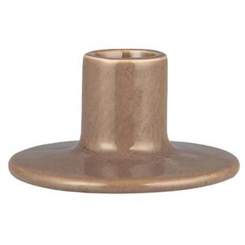 IB Laursen Kerzenständer Fenja, Ø9 x H4,6 cm, braun
