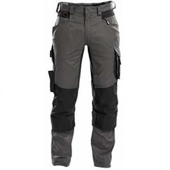 Dynax Arbeitshose mit Kniepolstertaschen, Anthrazit/Schwarz, Größe 58
