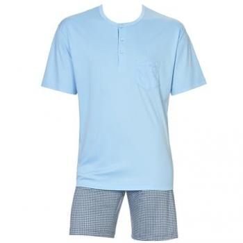 CALIDA Shorty Relax Choice Herren, 2-teilig, Hellblau