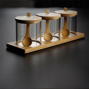 Botellas de vidrio para especias