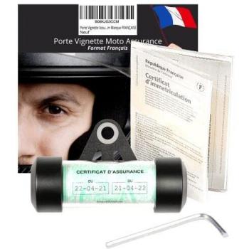 Porte Vignette Assurance Accessoire Moto