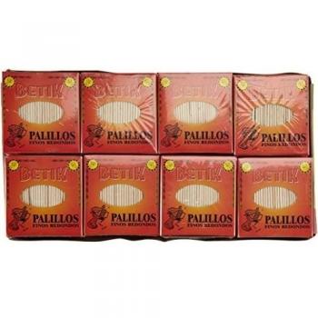 Bolsa de Palillos Redondos Betik – 200 unidades