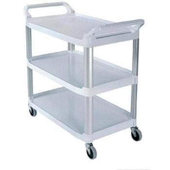 Rubbermaid Commercial Products Xtra Open Cart, White