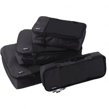 Packwürfel Organizer – Amazon Basics (jetzt Essentials) – 4 Teile, schwarz