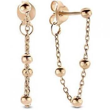 Violet Hamden 925 Sterling Silber Rosa Gold Cosmos Ohrstecker VH16015