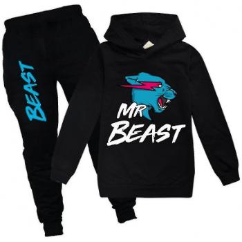 Sudadera con Capucha y Pantalones Gato para 7-14 Años