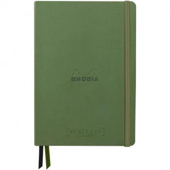 Maya Negro Rhodia A5 Dot Puntos Verde Salvia