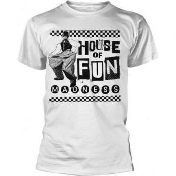 T-shirt House Of Fun unisex per adulti Madness bianca