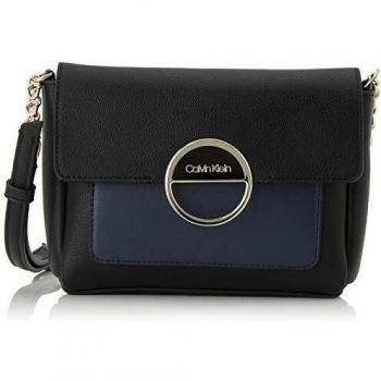 Calvin Klein Women's Black Crossbody Bag with Adjustable Strap, Size: ONE SIZE