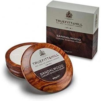 TrueFitt Sandalwood Shave Cream – 99g with Wooden Bowl