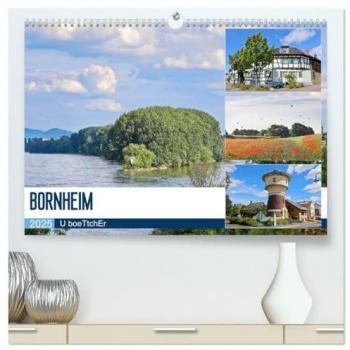 Bornheim Premium Wandkalender 2025 DIN A2 quer Hochglanz Kunstdruck