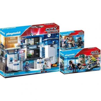 Ciudad Segura: Comisaría, Moto y Bicicleta – Playmobil 6872